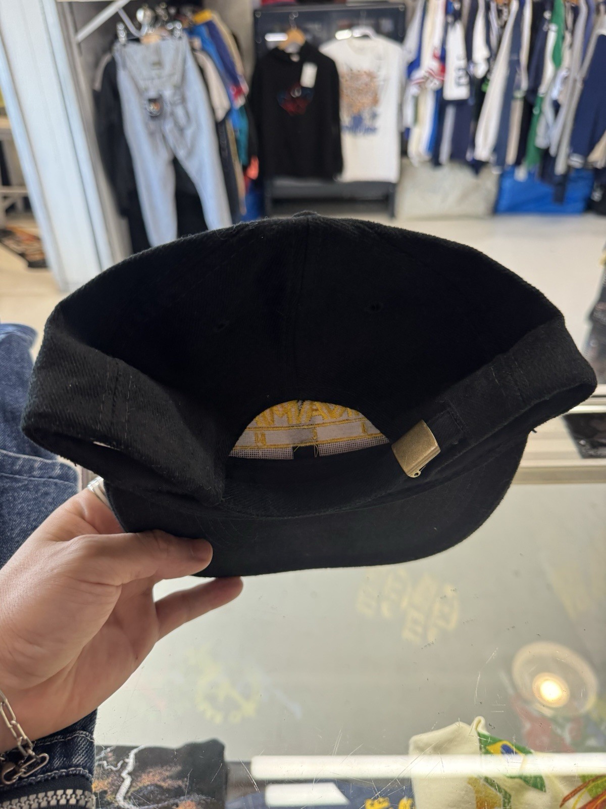 Miramax Films Production And Crew Adjustable Black Hat Cap Tarantino VTG Rare