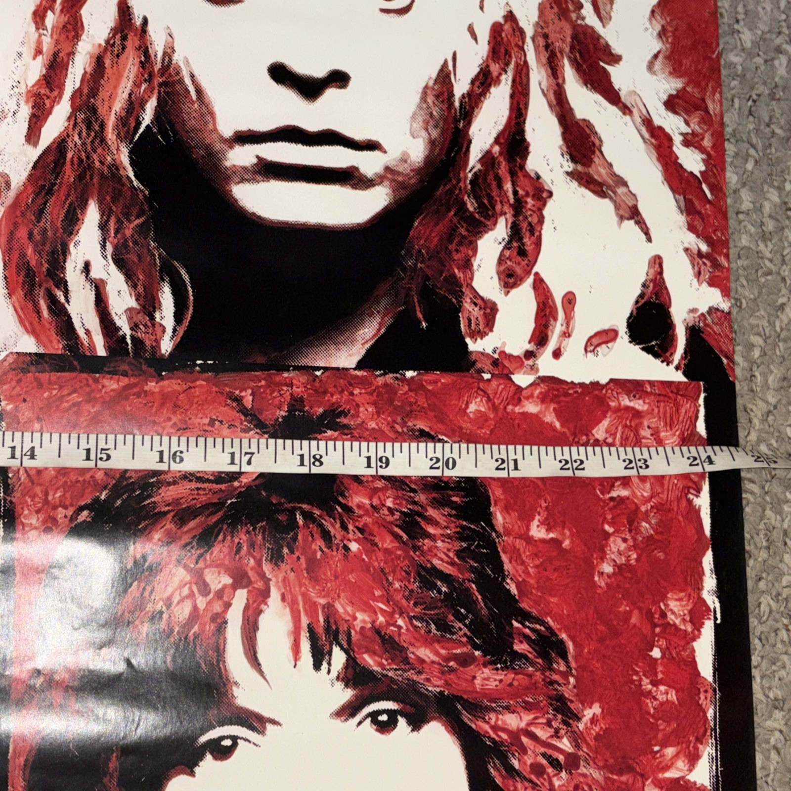 Original 1982 Van Halen DIVER DOWN PROMO POSTER 24 X 35 Warner Brothers Read