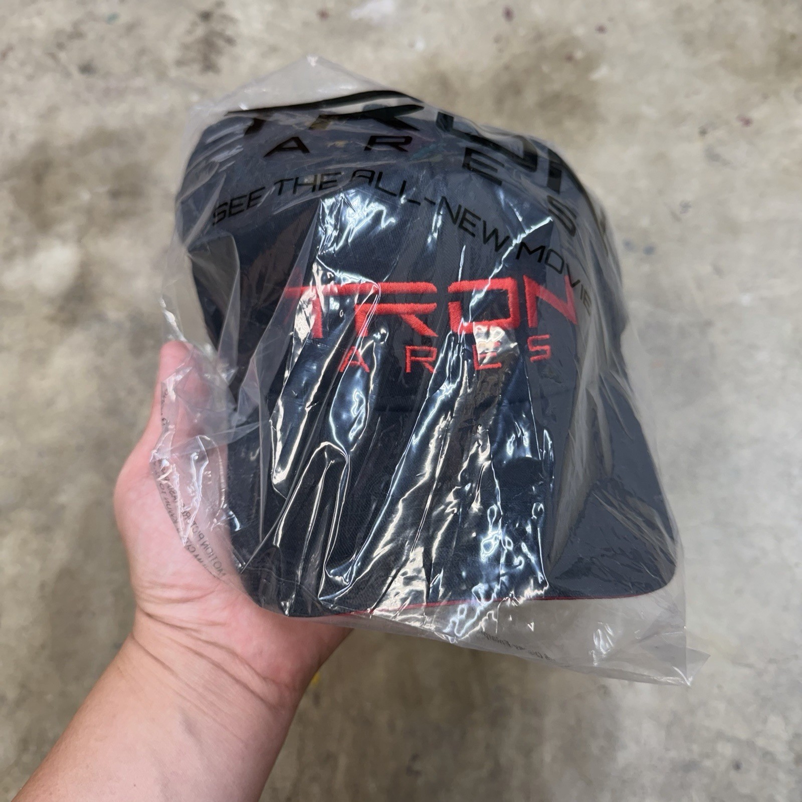 TRON Ares Promo Baseball Hat Cap Embroidered NIP New Rare Disney AMC Theaters