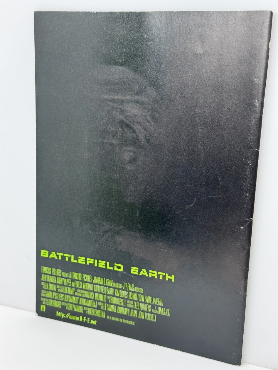 Battlefield Earth (2000) Japanese Movie Program — John Travolta Barry Pepper