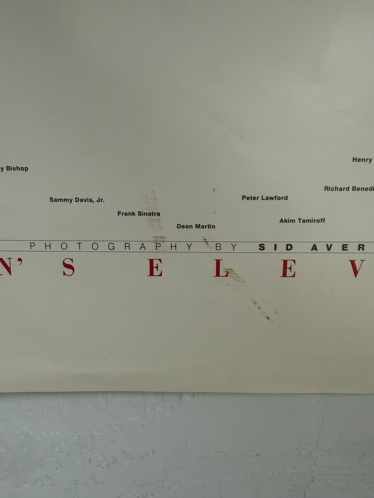 Vintage 1979 Oceans Eleven Sid Avery Original Poster Print 22×20”