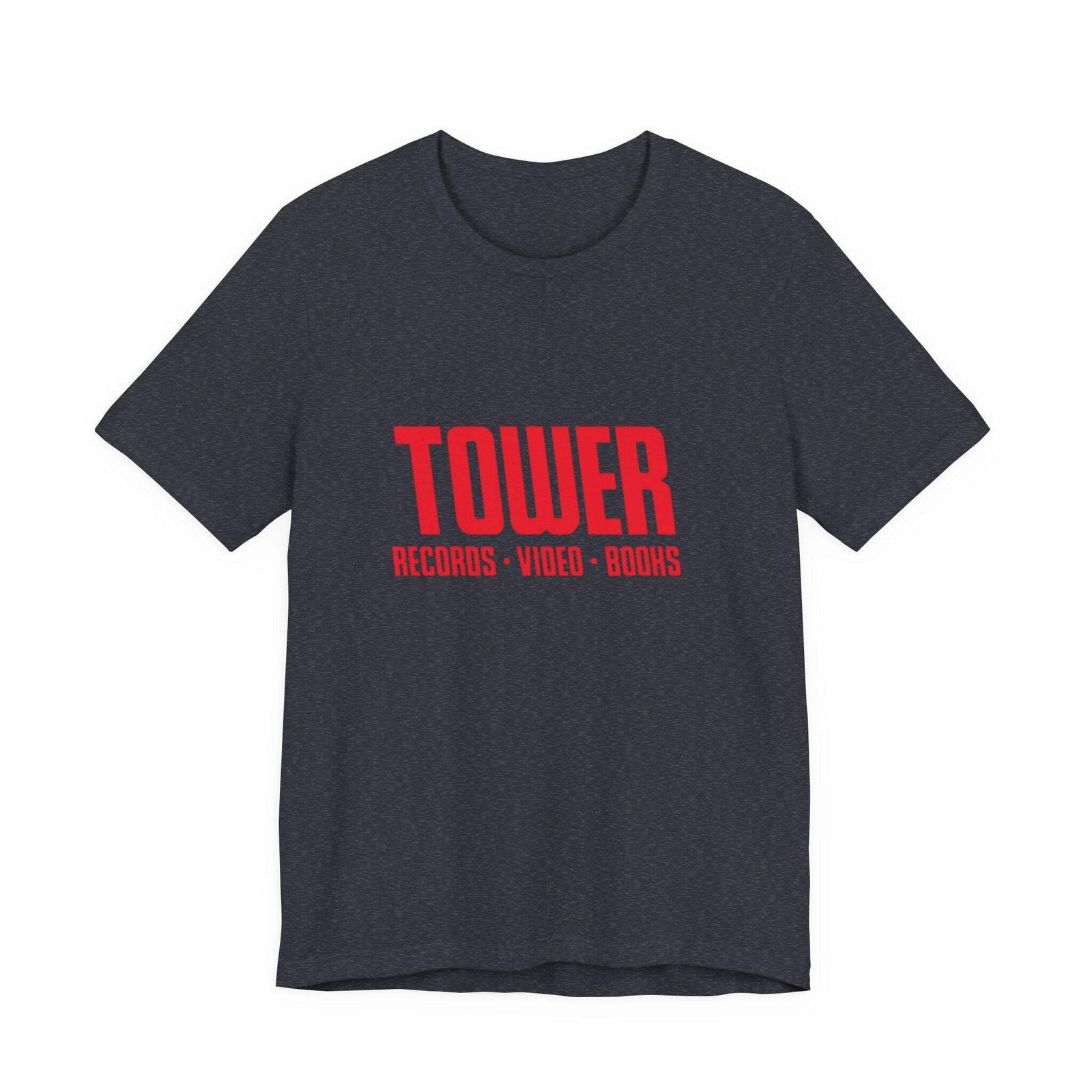 Vintage Tower Records Logo Unisex Jersey Short Sleeve T-Shirt