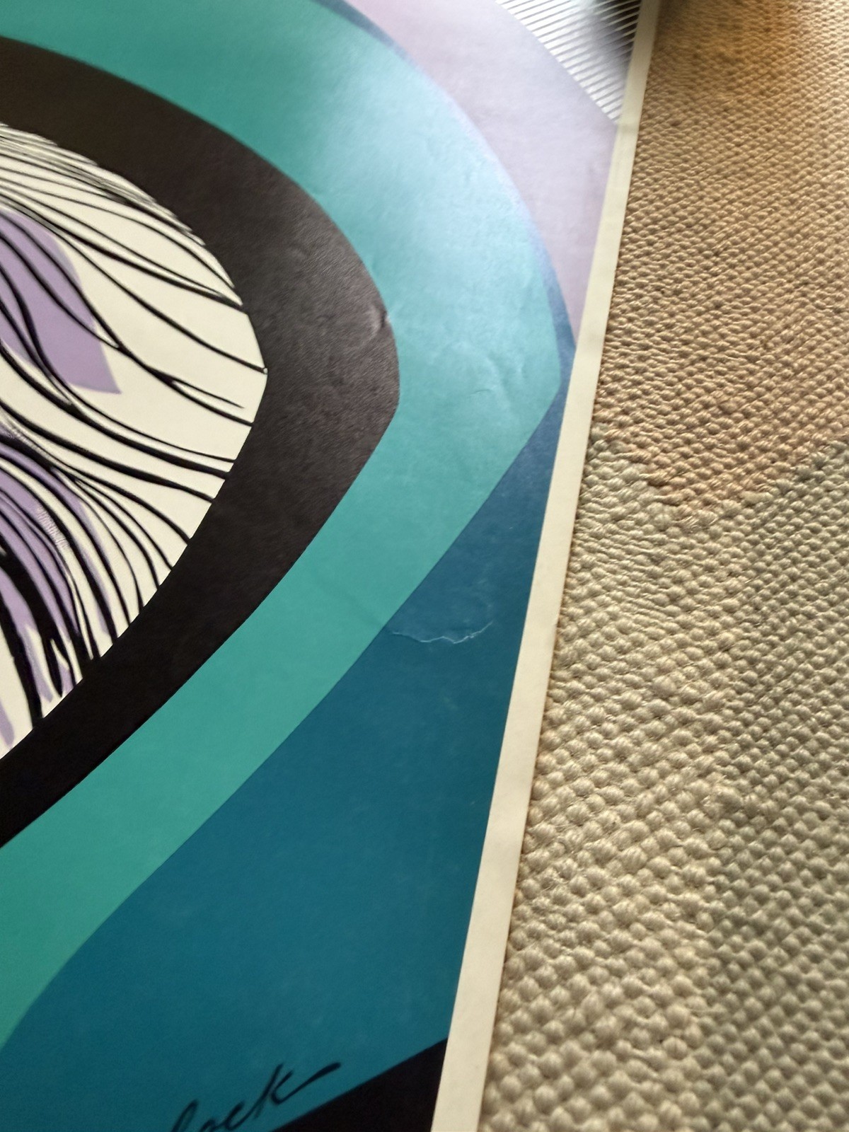 Lot of 3 Vintage Original 1968 Elaine Hanelock Posters Royal Screen Craft Inc.