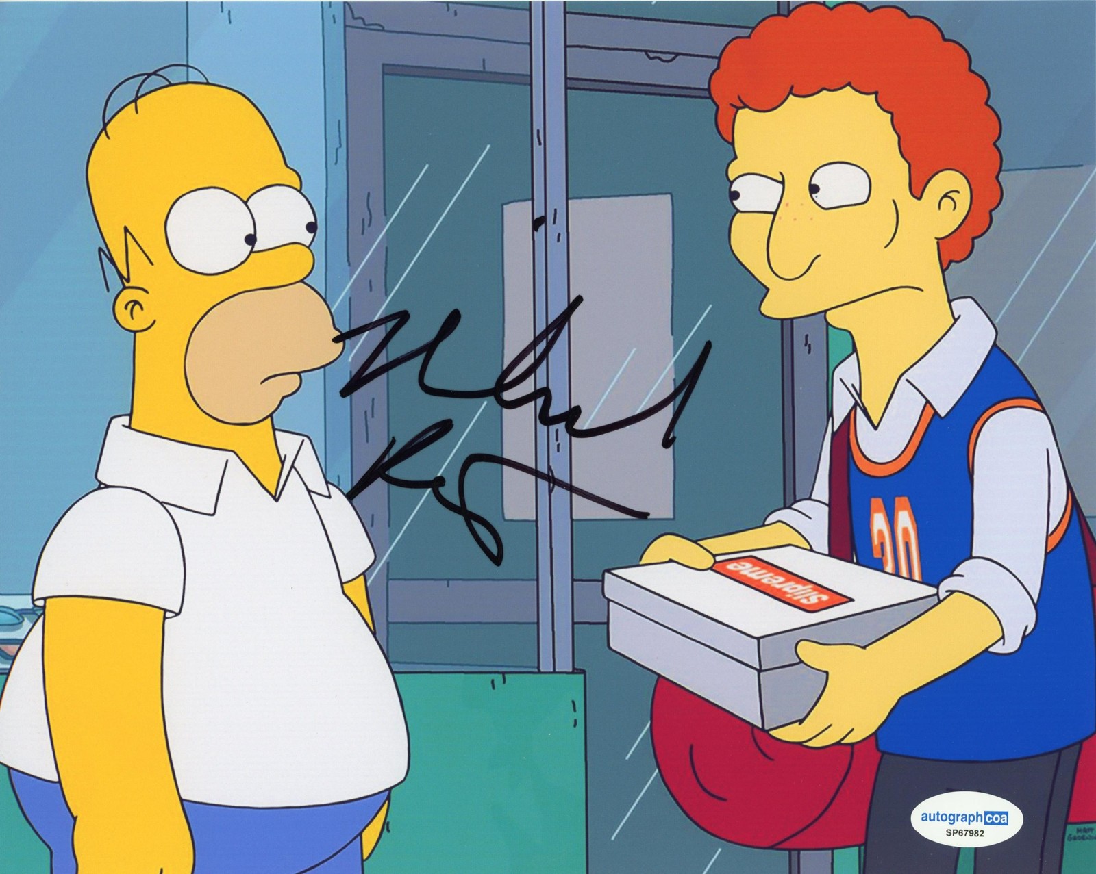 Michael Rapaport “The Simpsons” AUTOGRAPH Signed ‘Mike Wegman’ 8×10 Photo ACOA