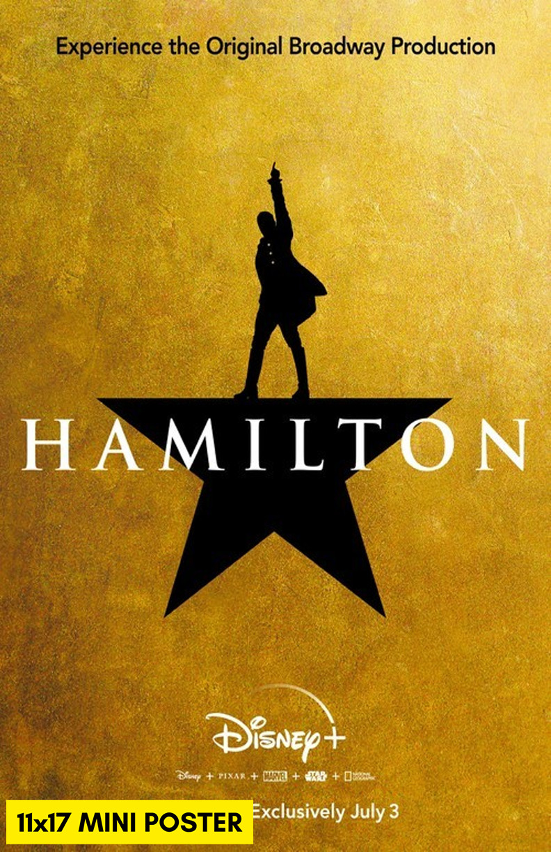 Hamilton (2020) Movie Poster 11×17 Musical