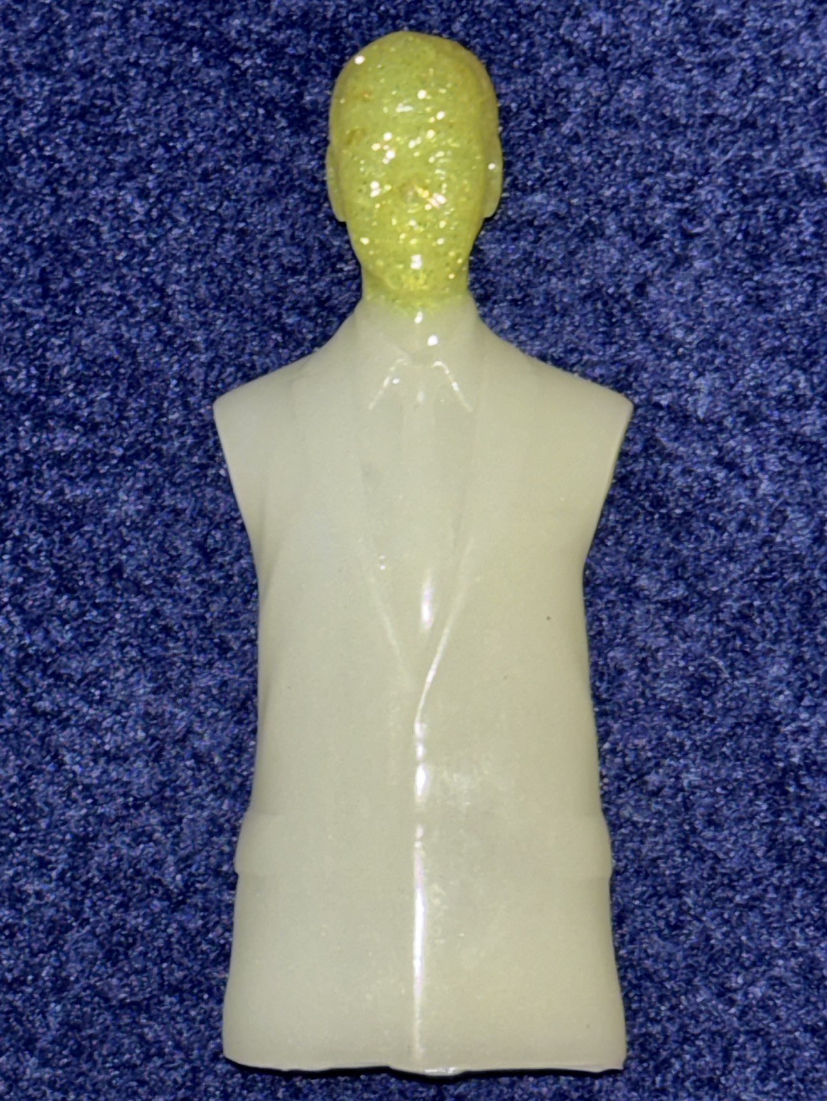 Cult JOHN WATERS Figure Prototype Testshot RARE Glow In The Dark Sofubi Trash x3