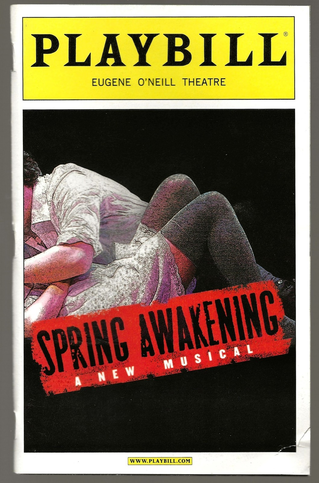 Spring Awakening (2006) Broadway Playbill, Opening Night Date, Lea Michele