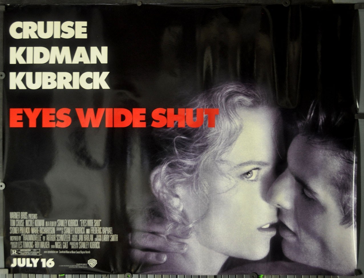 Eyes Wide Shut 1999 46X60 SUBWAY POSTER TOM CRUISE NICOLE KIDMAN STANLEY KUBRICK