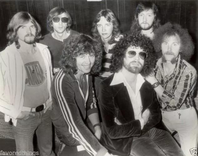 GLOSSY PHOTO PICTURE 4×6 Elo Electric Light Orchestra Black And White