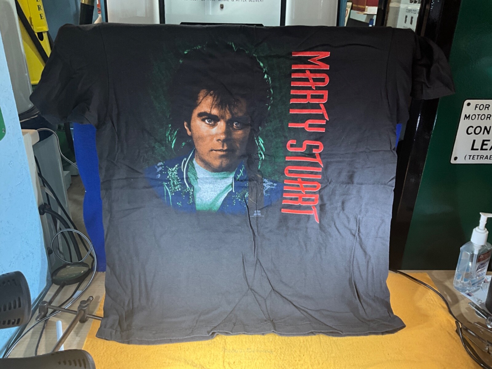 P11-54 MARTY STUART CONCERT T-SHIRT – SIZE L (XL) – 1992 – NO TAG