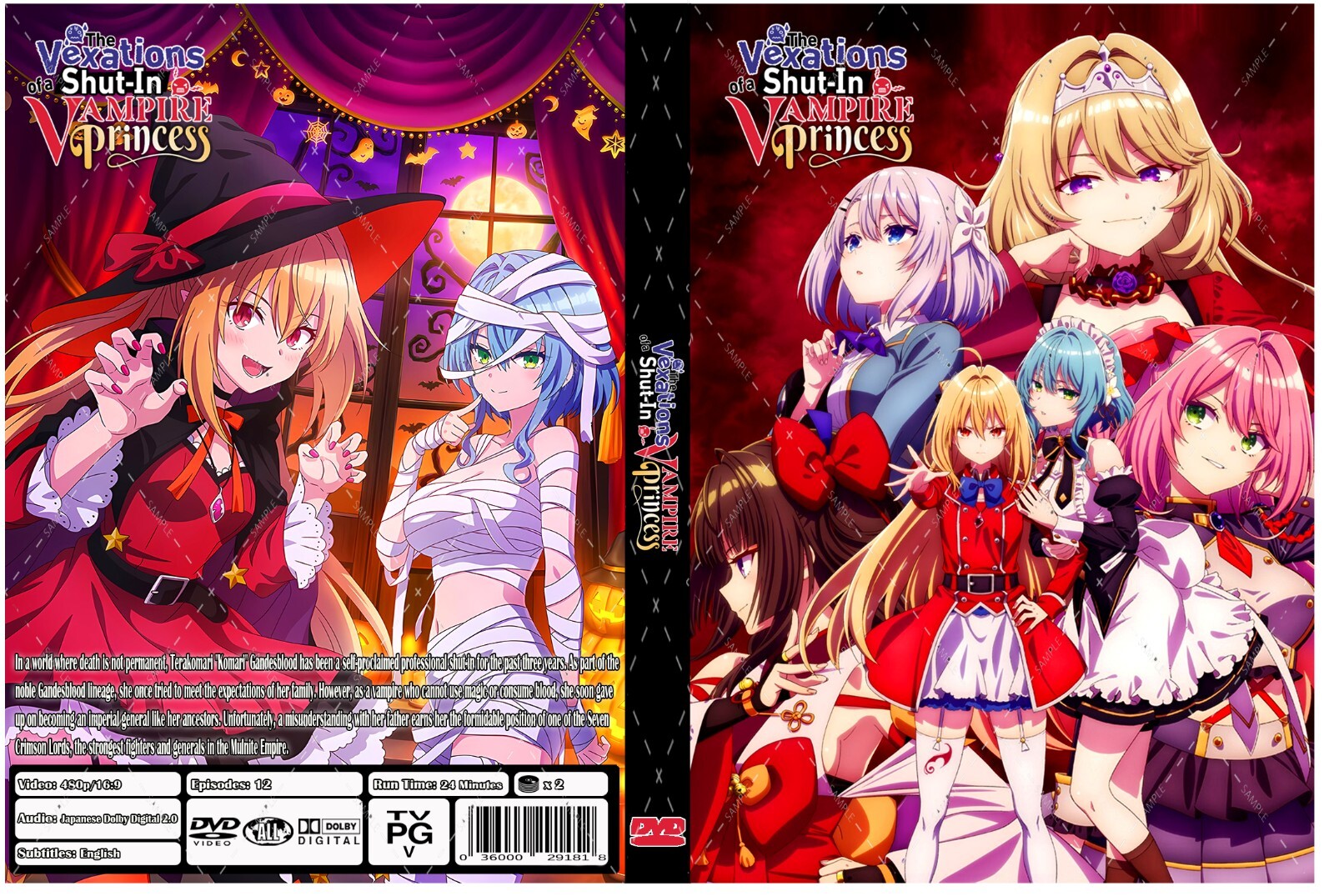 The Vexations of a Shut-In Vampire Princess Anime Series Episodes 1-12