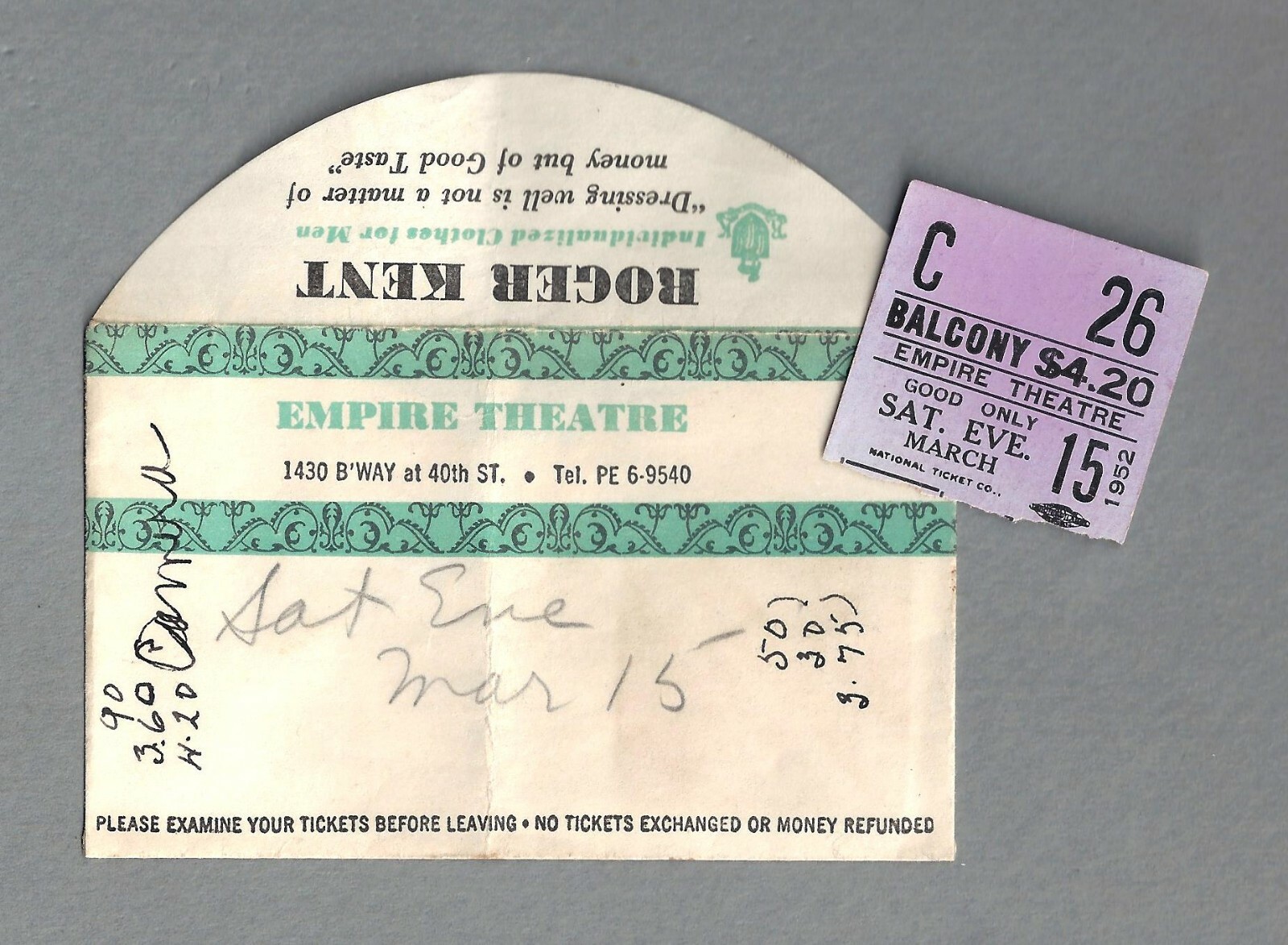 Julie Harris “I AM A CAMERA” Christopher Isherwood 1952 Broadway Ticket Stub