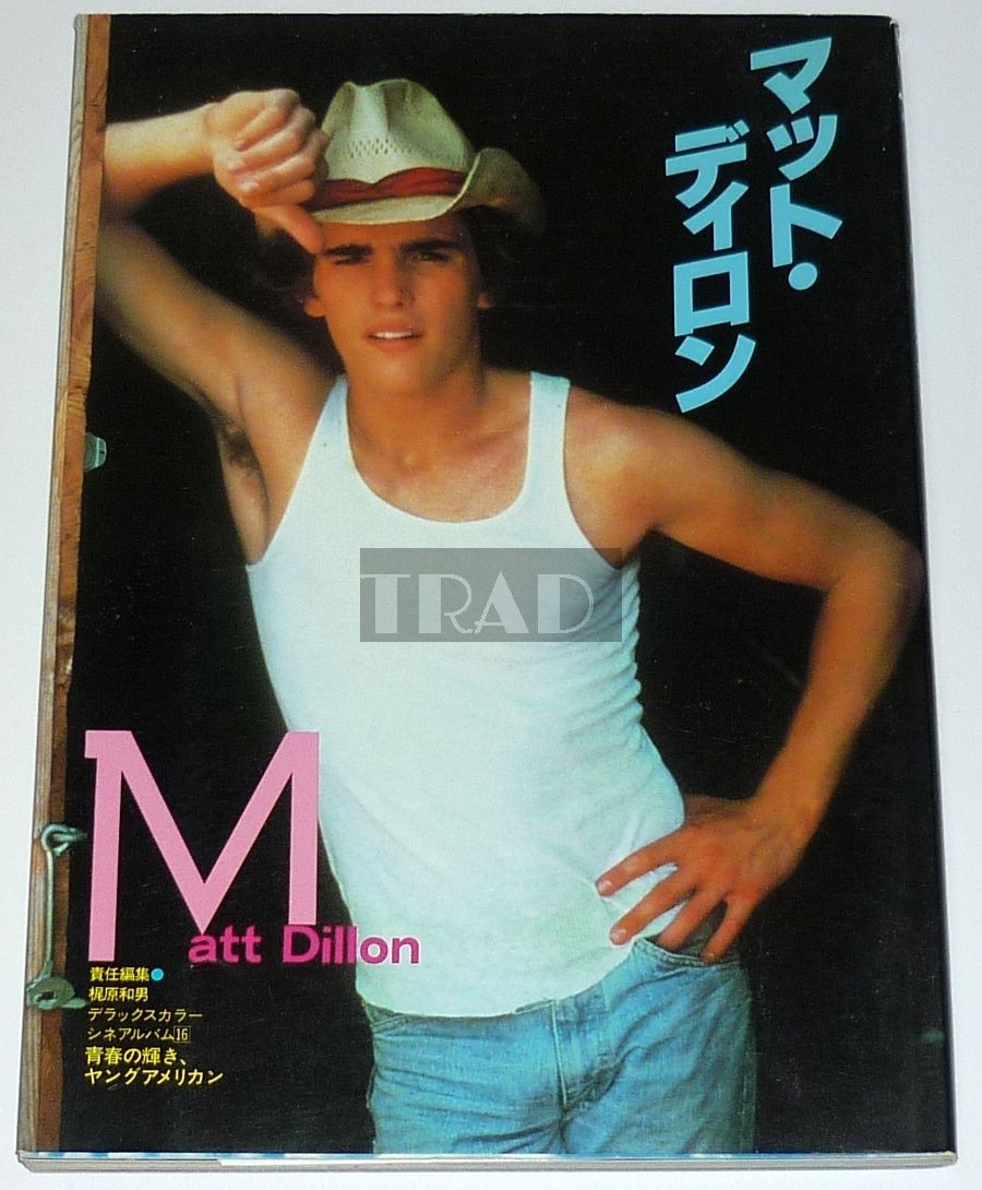 MATT DILLON 1984 JPN PICTURE BOOK 1st EDITION Tex The Outsiders Little Darlings