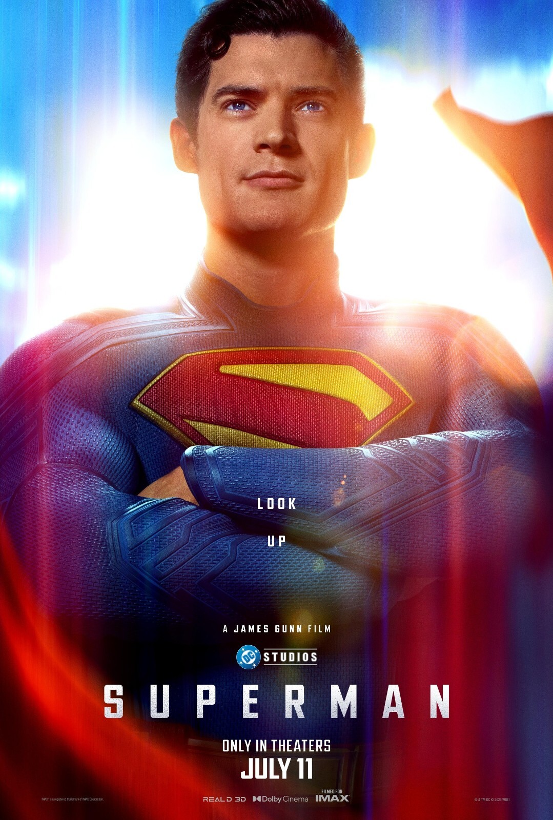 2025 Superman Poster Print 11X17 Clark Kent Lois Lane DC David Corenswet 🍿