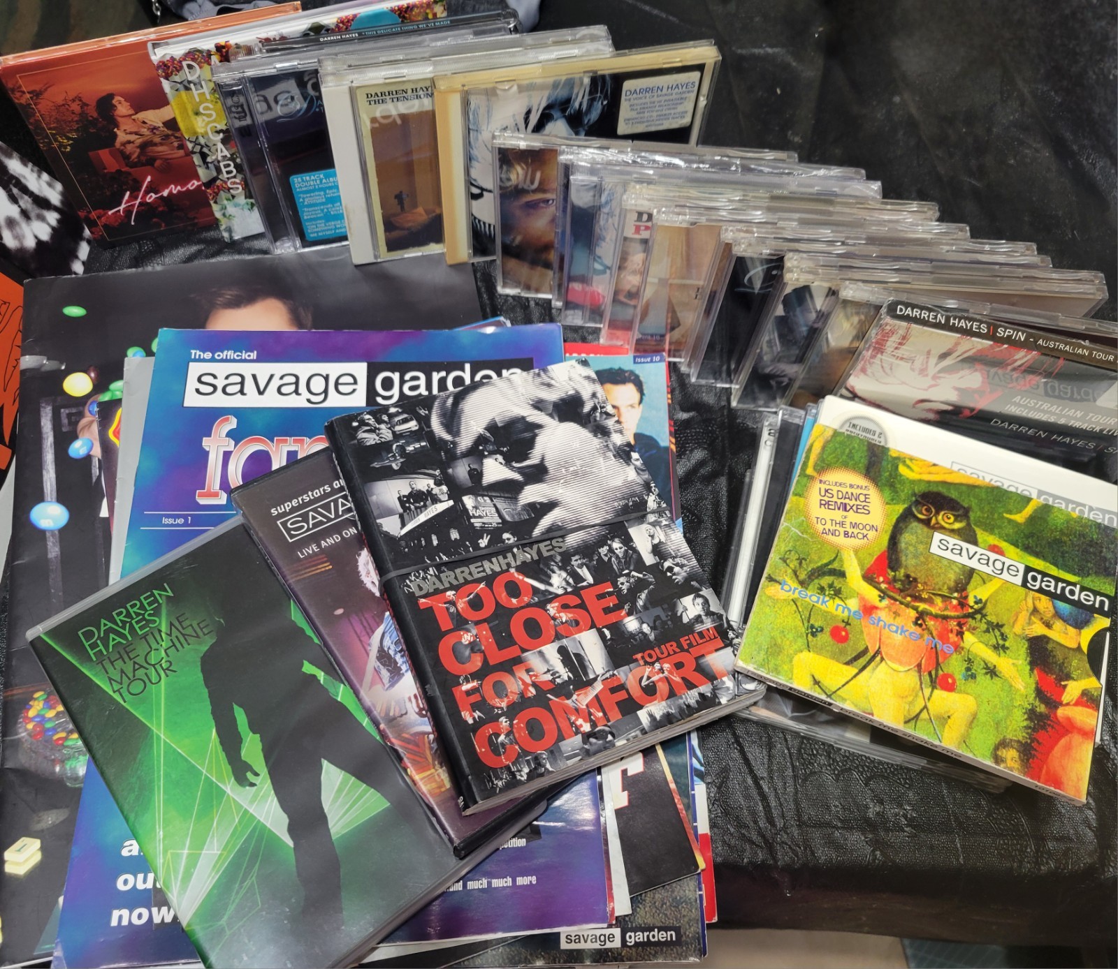 Huge Lot Darren Hayes Savage Garden Memorabilia Cd Dvd Tour Book Dzine Imports