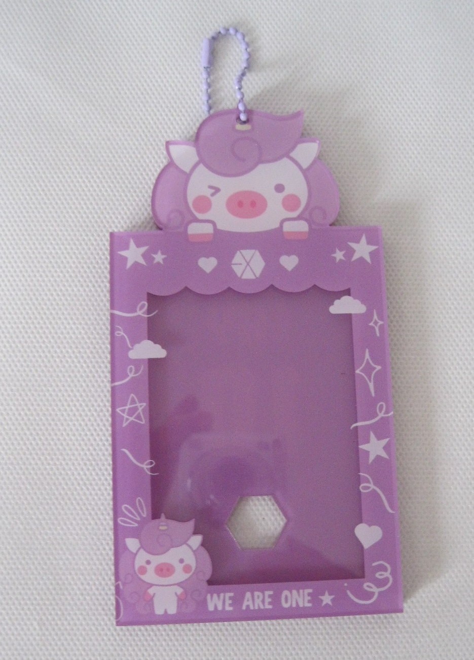 New Lay 10 EXO K-Pop Photocard Holder We Are One Bob The Pig 4″ x 3″ Frame