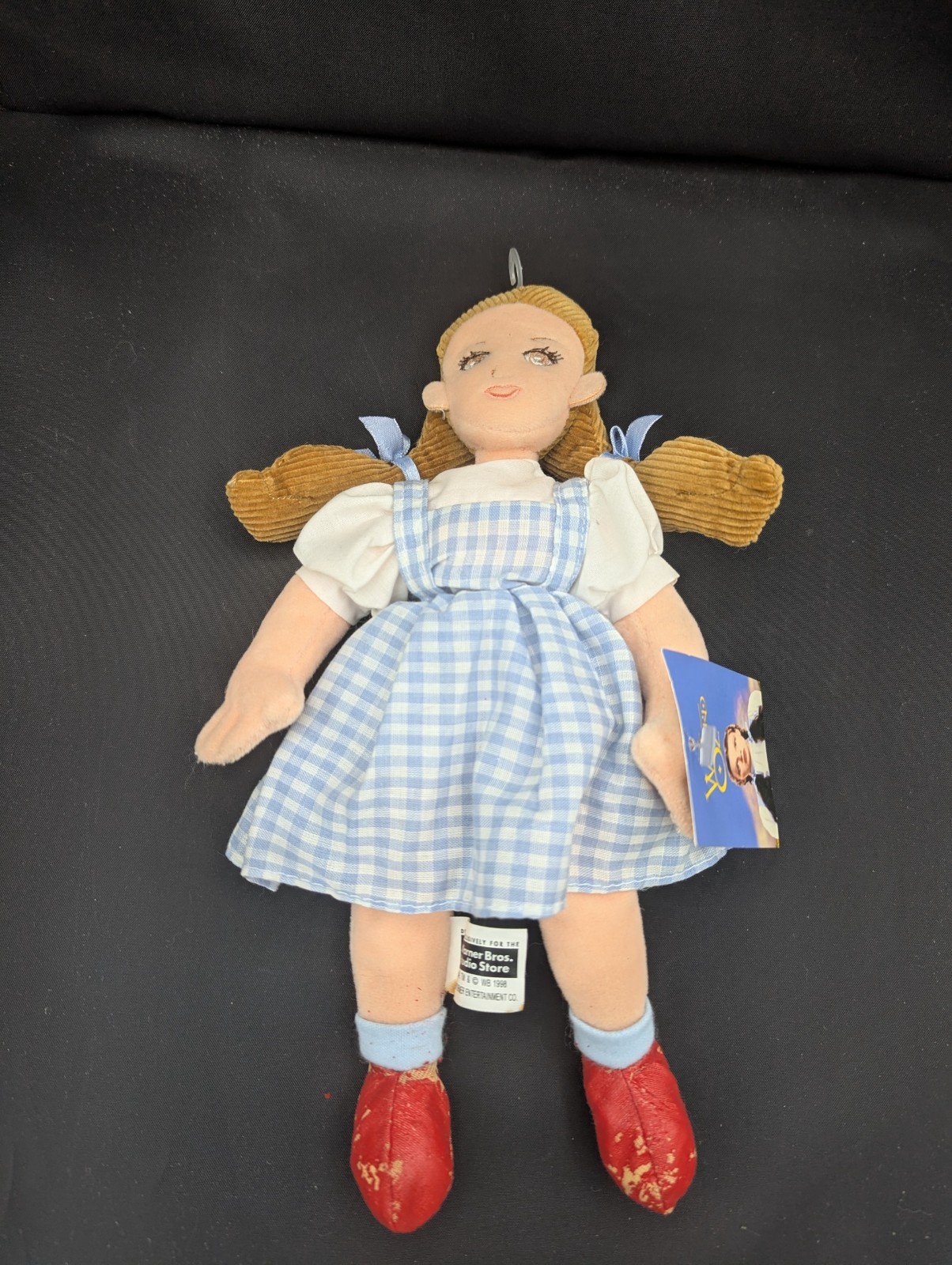 Wizard of Oz Dorothy Gale Plush Doll Warner Bros Studio Store 1998