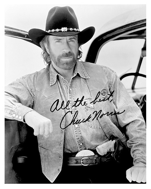 Chuck Norris 8×10 Signed Photo Reprint Walker Texas Ranger Collectible Autograph