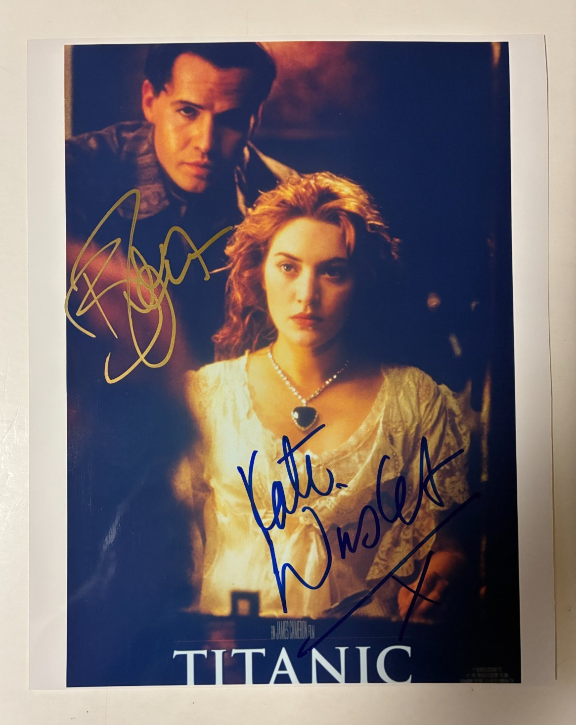 Titanic Kate Winslet & Billy Zane Signed Autographed 8 x 10 – 1999 Capstone COA