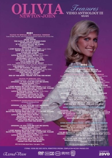 Olivia Newton-John / TREASURES VIDEO ANTHOLOGY Vol.1-3 6DVD