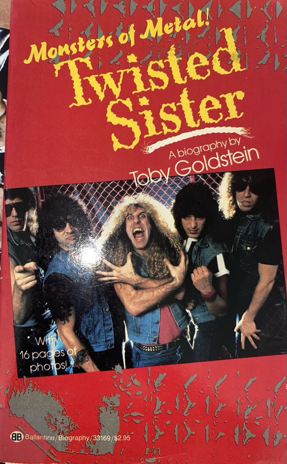 Twisted Sister MONSTERS OF METAL Biography~Rare Book~Dee Snider~ONLY ONE ON EBAY