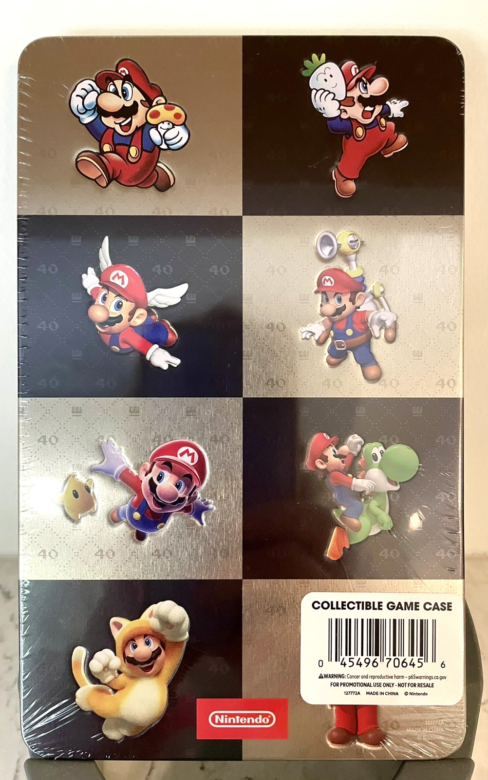 Super Mario Bros. 40th Anniversary Collectible Game Case NEW- Nintendo Switch 2