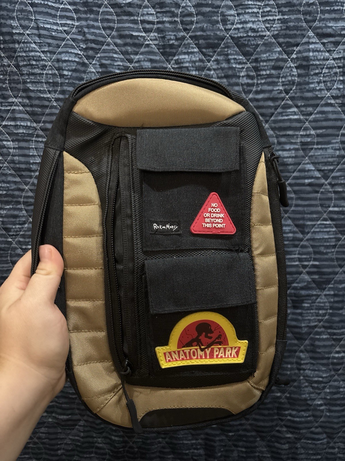 Rick and Morty Anatomy Park Sling Bag BoxLunch Exclusive, 11″x8″