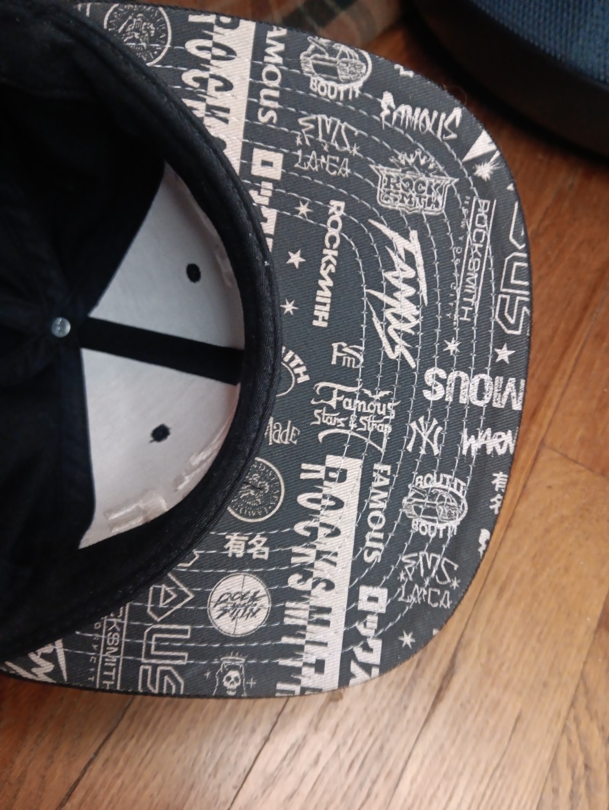 RARE Blaze Famous Rocksmith Cap Hat SnapBack Black Embroidered Adjustable