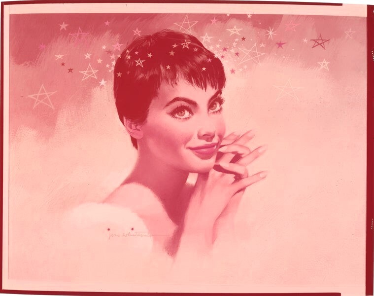 The Glass Slipper 1955 Leslie Caron Movie Poster Art Original 8×10 Transparency