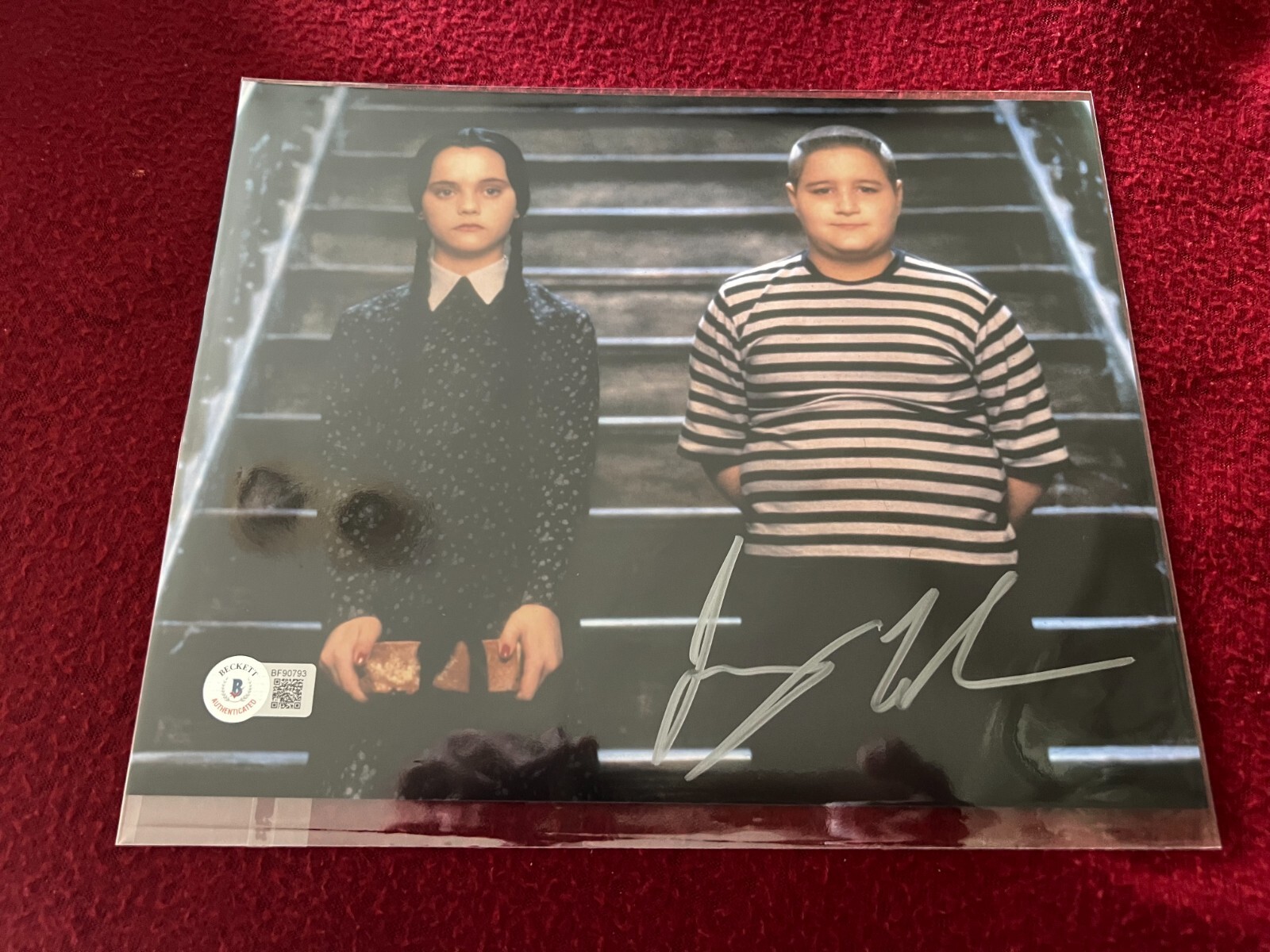 THE ADDAMS FAMILY / JIMMY WORKMAN / “PUGSLEY” / Autograph SIGNED Beckett COA