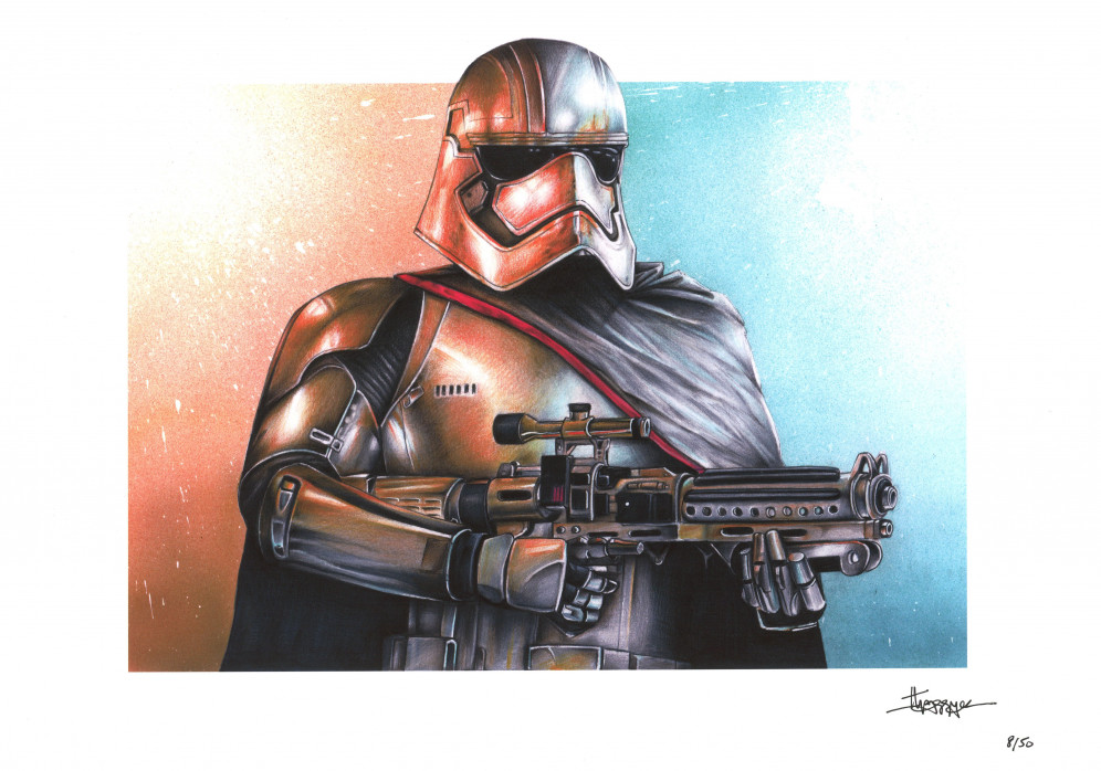 THANG NGUYEN-Star Wars-CAPTAIN PHASMA LE 8×12 Giclee on Fine Paper 08/50 (PA)