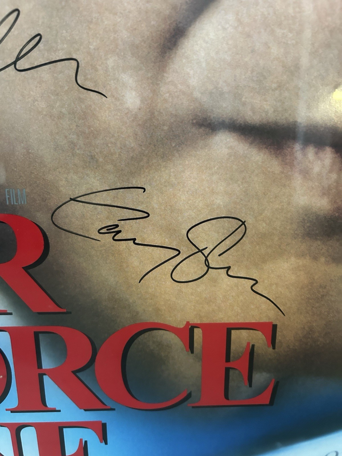 AIR FORCE ONE Harrison Ford, Glenn Close, Gary Oldman Signed 27×40 Movie Poster