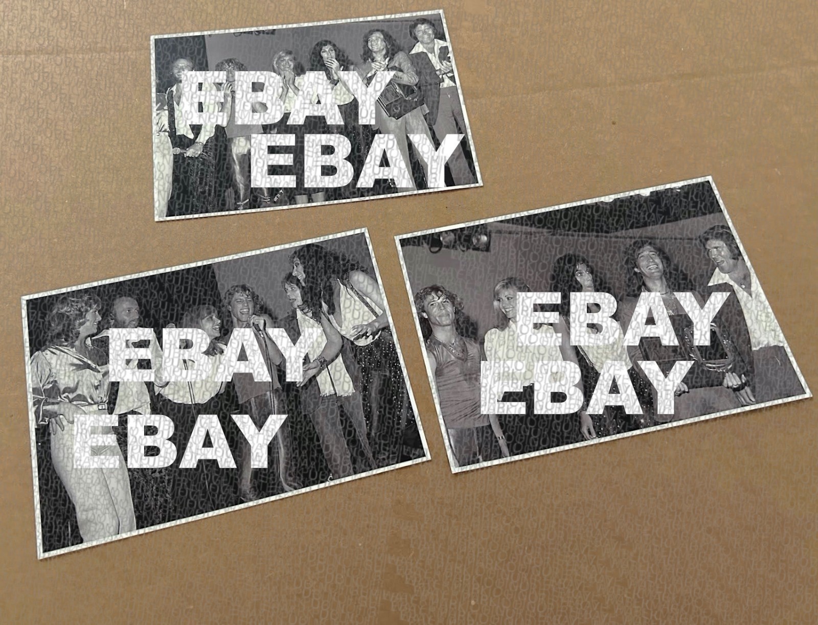 3 Original VTG Candid 5″x 7″ Prints Olivia Newton-John 1970’s Cher Andy Gibb +