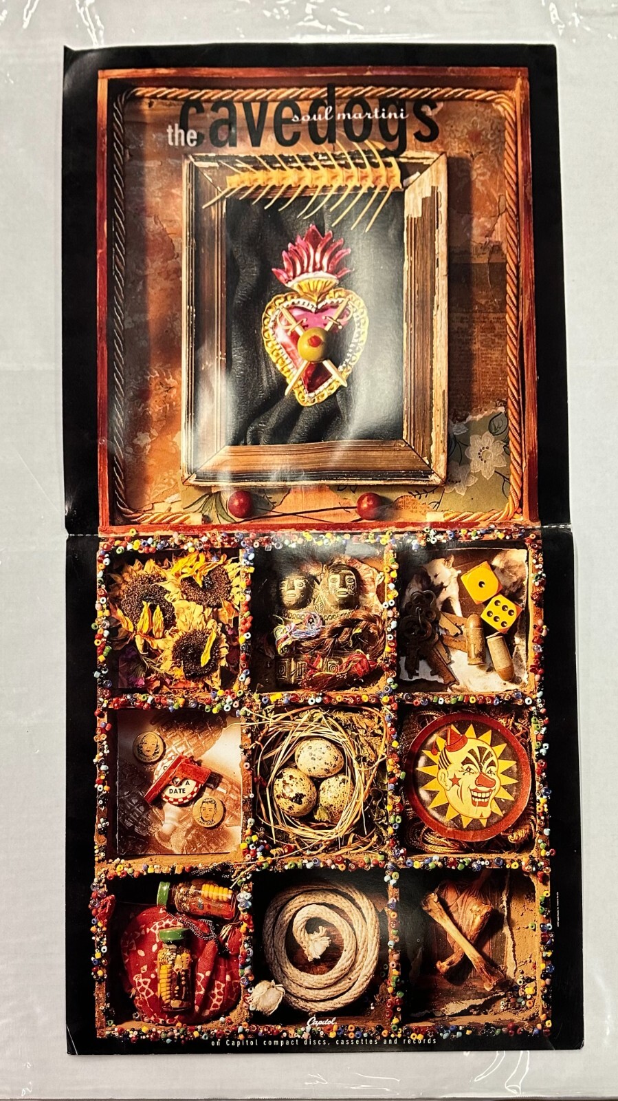 The Cavedogs – Soul Martini – Vintage 2 Sided Promo Poster 16×32 (1992) RARE