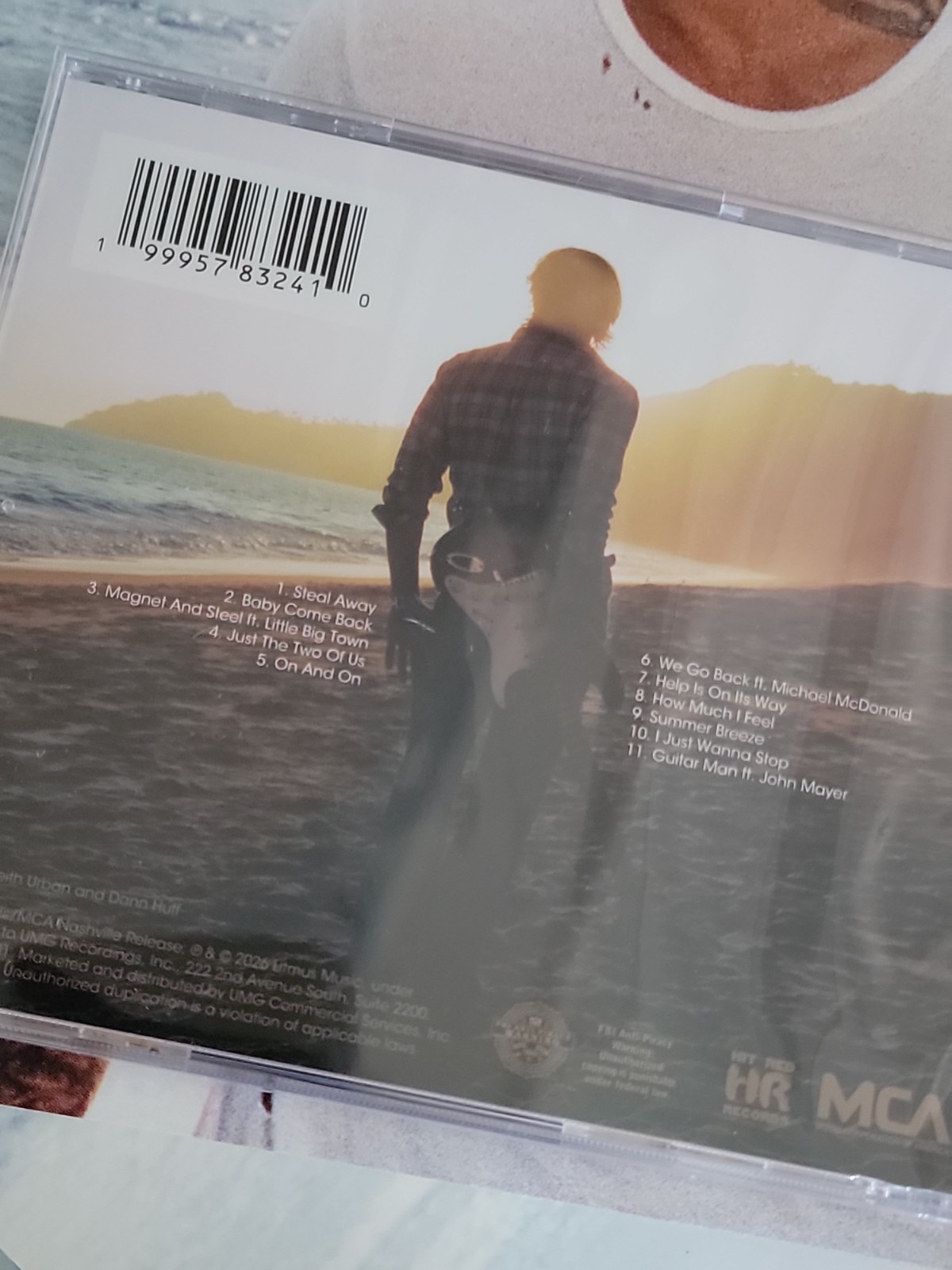 KEITH URBAN Flow State CD SIGNED Art Card Will Pass Psa Jsa Beckett Acoa Country