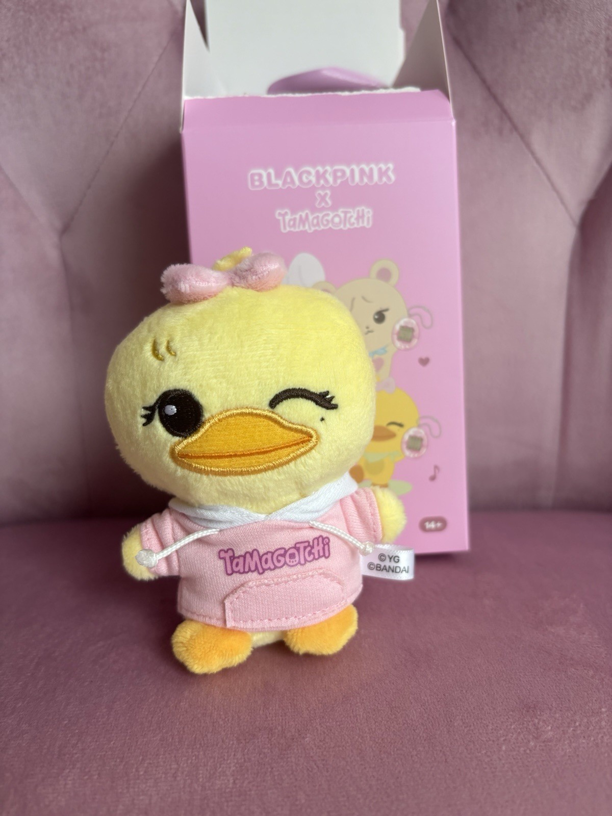 BLACKPINK × TAMAGOTCHI PLUSH KeyCHAIN