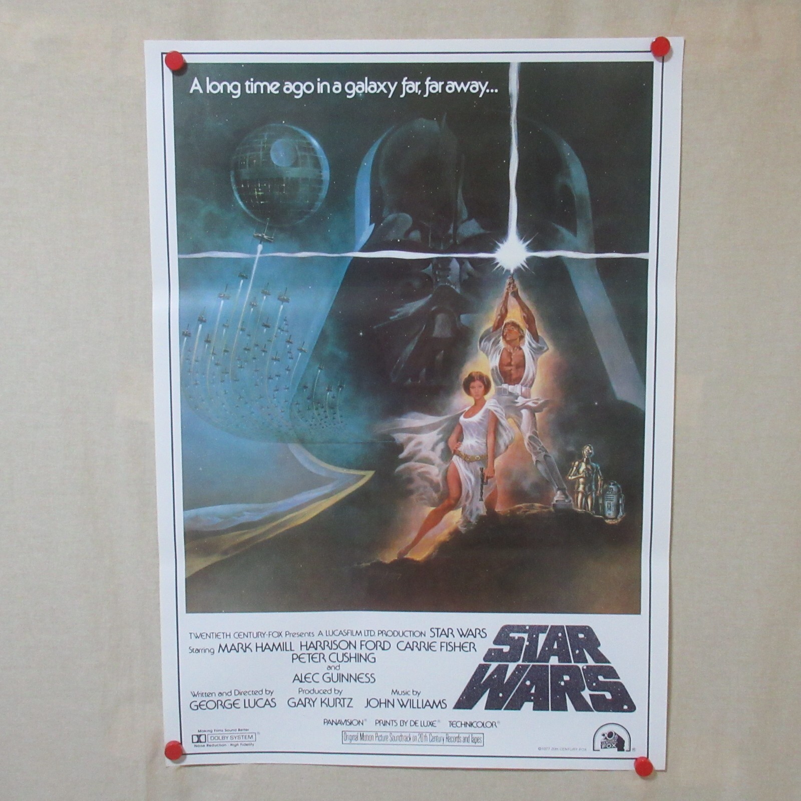 STAR WARS 1978′ English dubbed Ver. Original Movie Poster Japanese B2