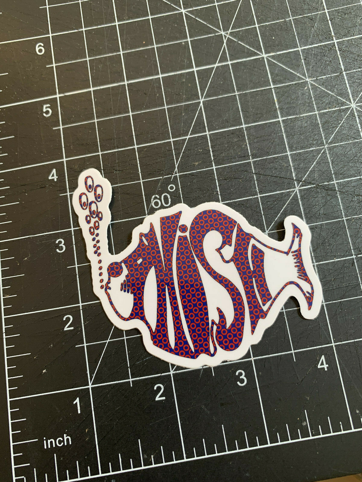 Phish Fish Fishman Donut Premium Quality Sticker Trey Anastasio 3×3.5 in