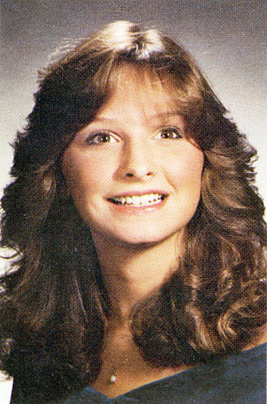CALISTA FLOCKHART High School Yearbook SENIOR Year HARRISON FORD Ally McBeal