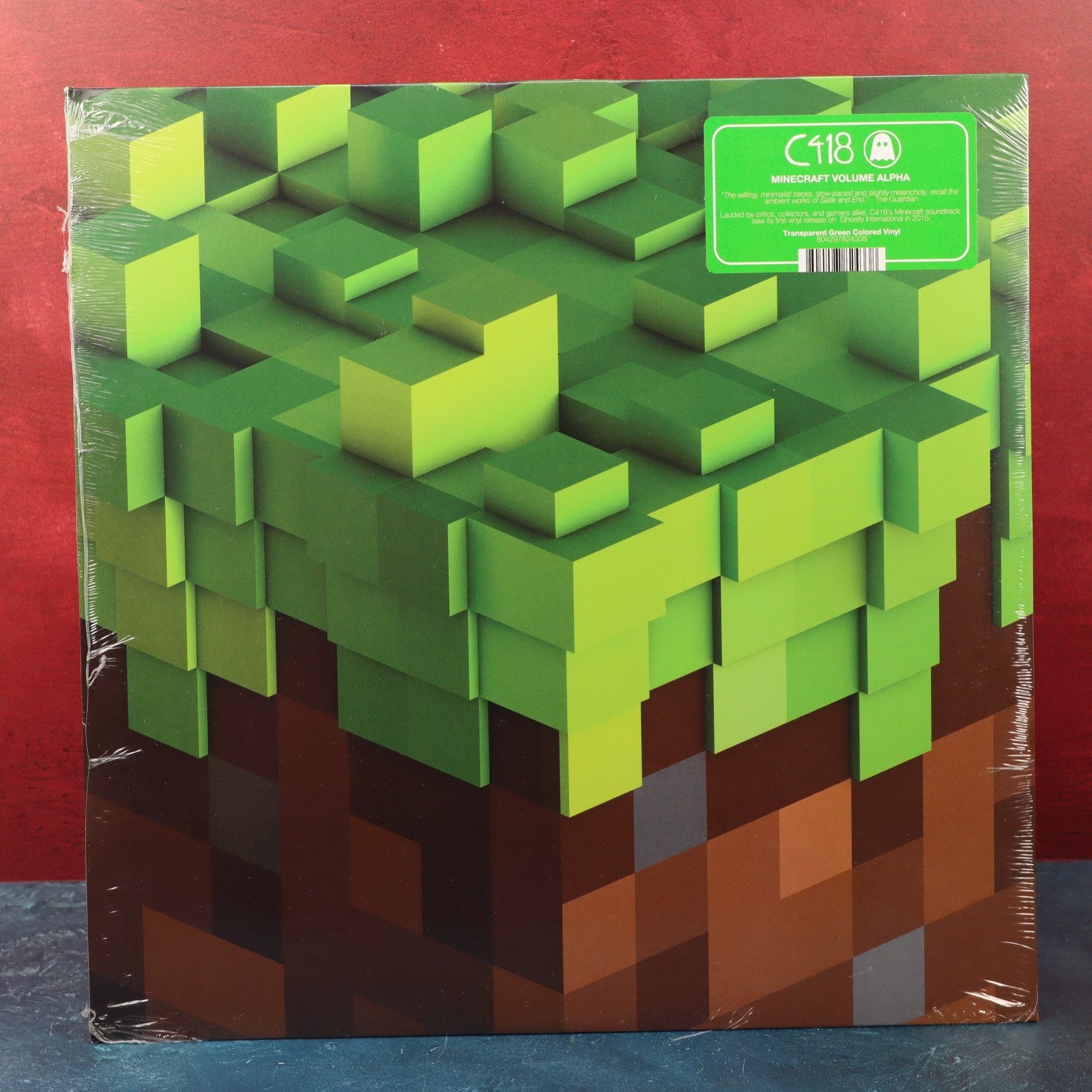 C418 Minecraft Volume Alpha Game Soundtrack Transparent Green Vinyl 2015 Sealed