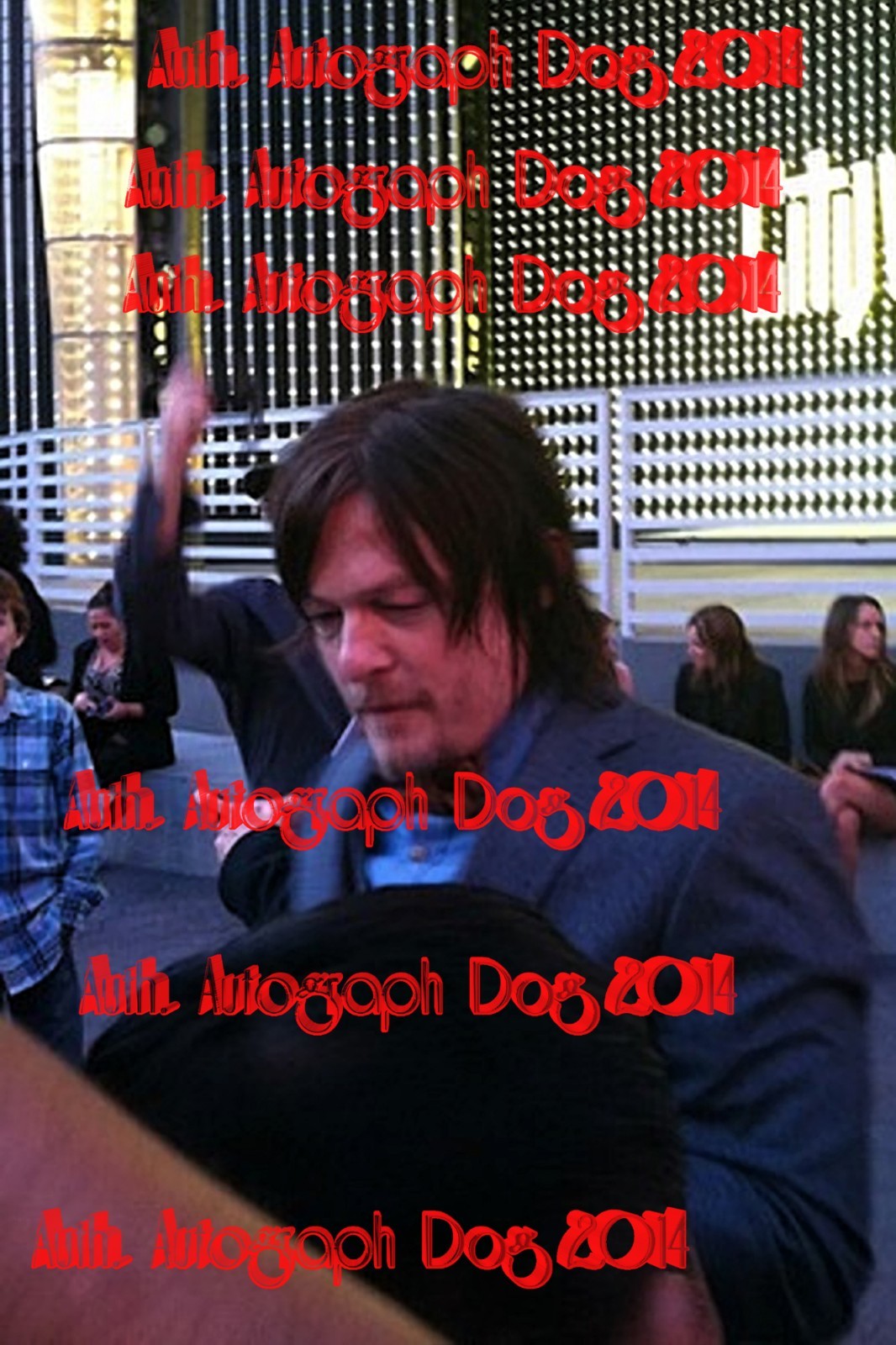 THE WALKING DEAD Cast(x11) Hand-Signed “Scott Wilson” 11×17 photo (PROOF)