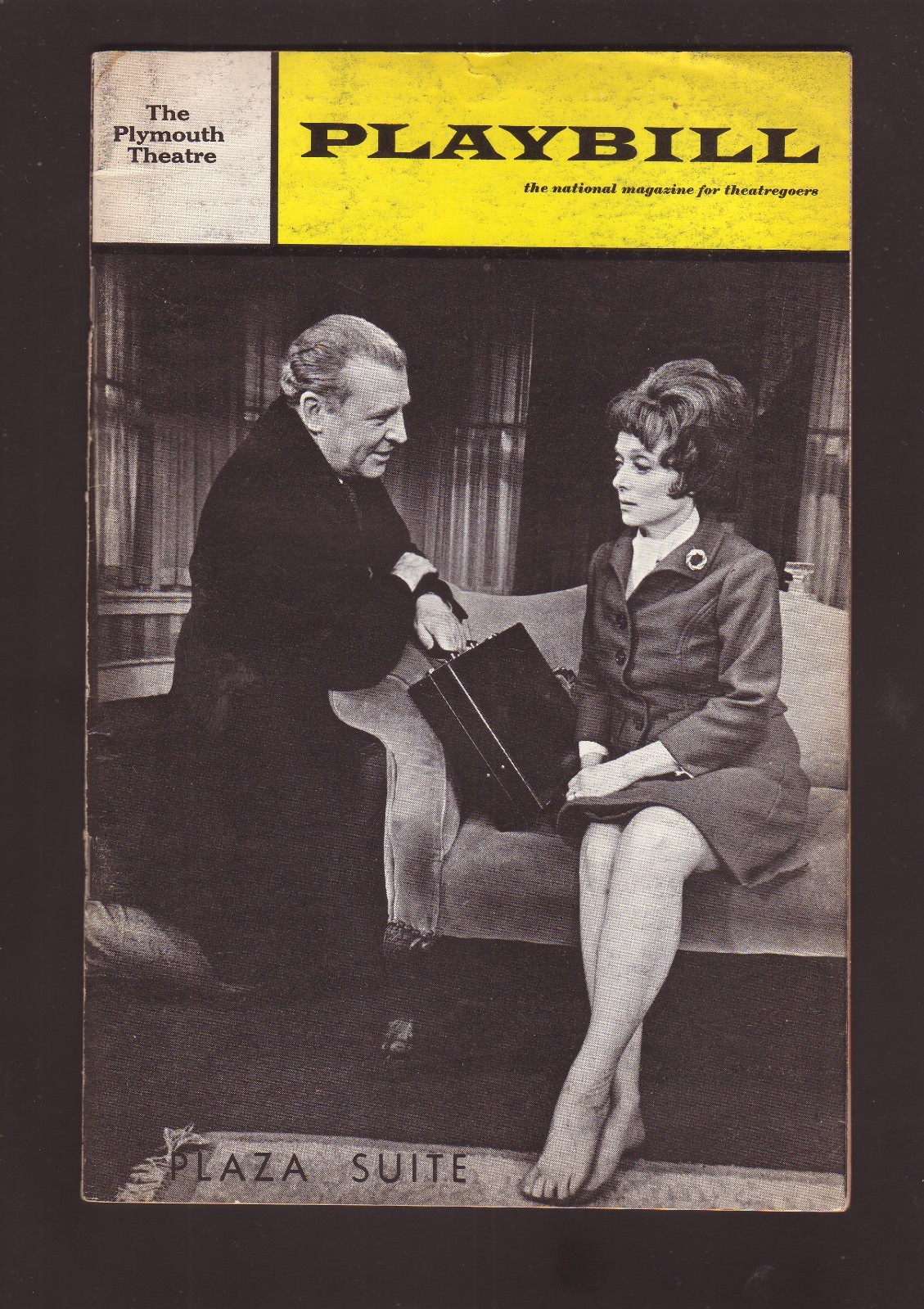 1969 Plaza Suite Playbill Dan Dan Dailey Barbara Baxley Plymouth Theatre NY