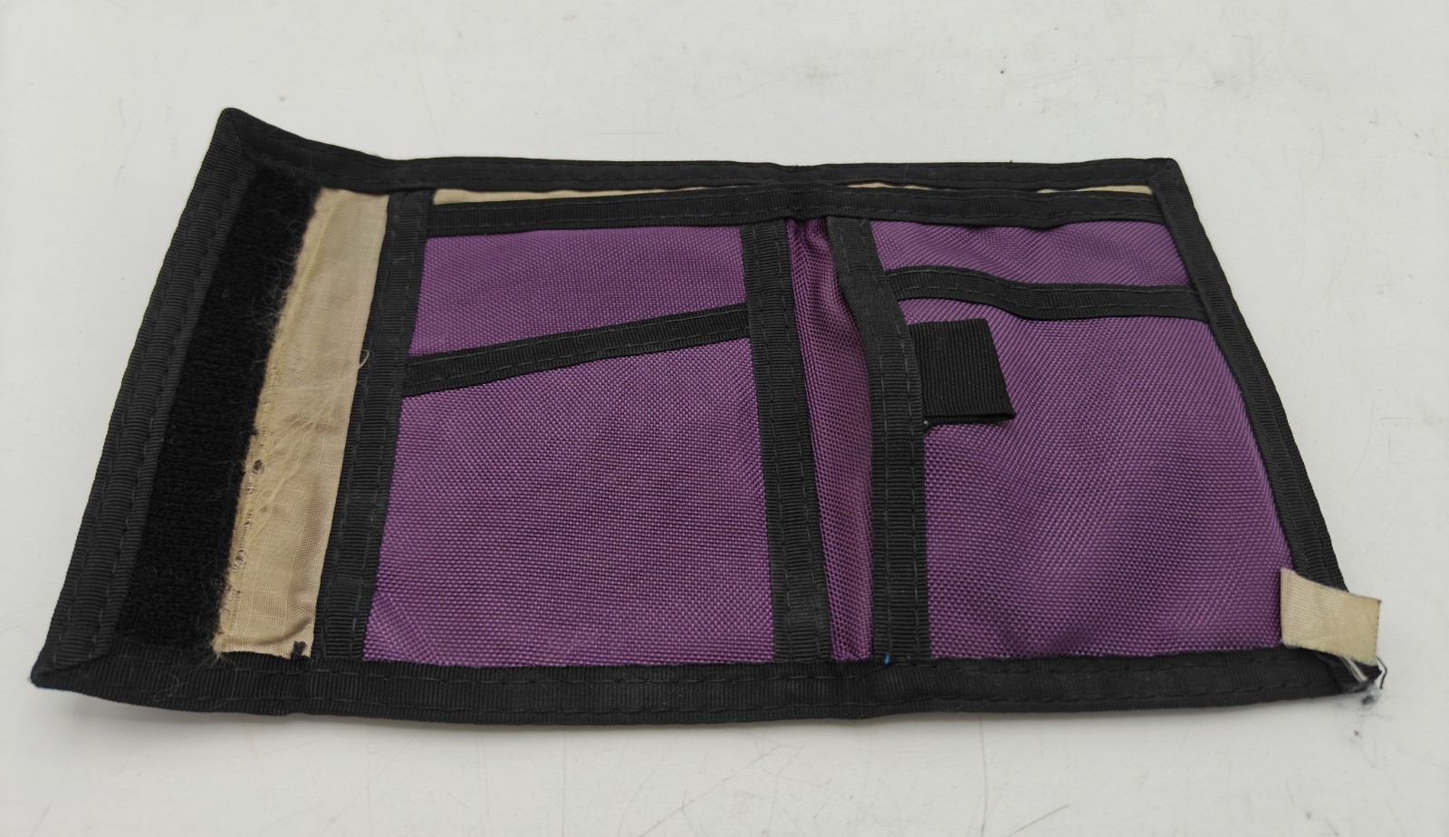 Vintage 80’s Ozzy ( Osbourne ) Purple Nylon Wallet Hook & Loop Pre-owned Cool