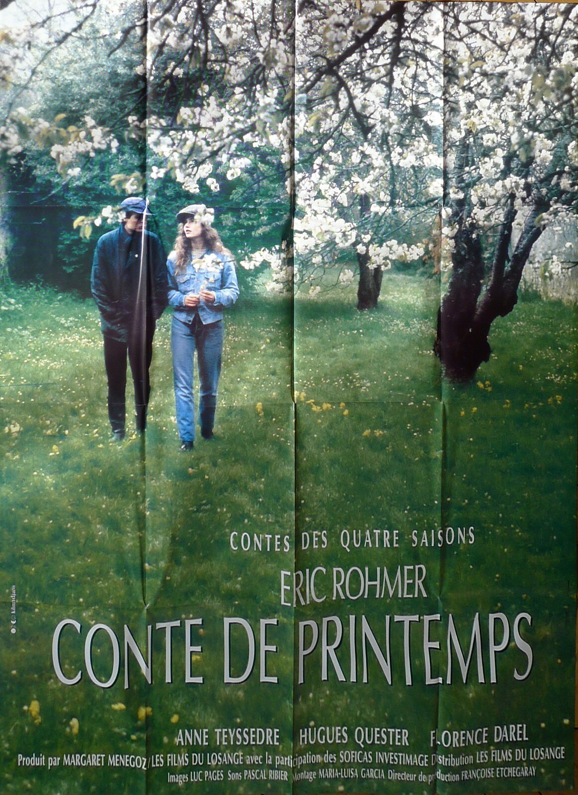 A TALE OF SPRINGTIME – CONTE DE PRINTEMPS- ROHMER – ORIGINAL FRENCH MOVIE POSTER