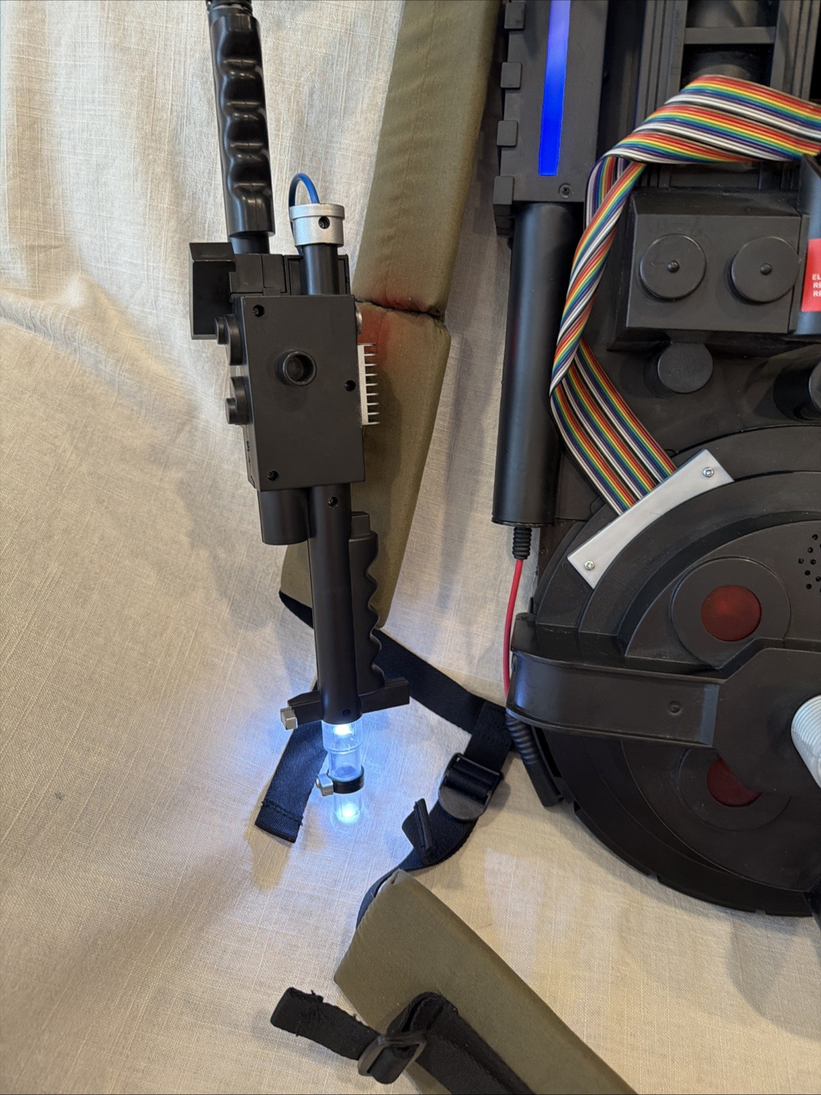 Spirit Halloween Ghostbusters Life-Size Replica Proton Pack Working Lights Sound