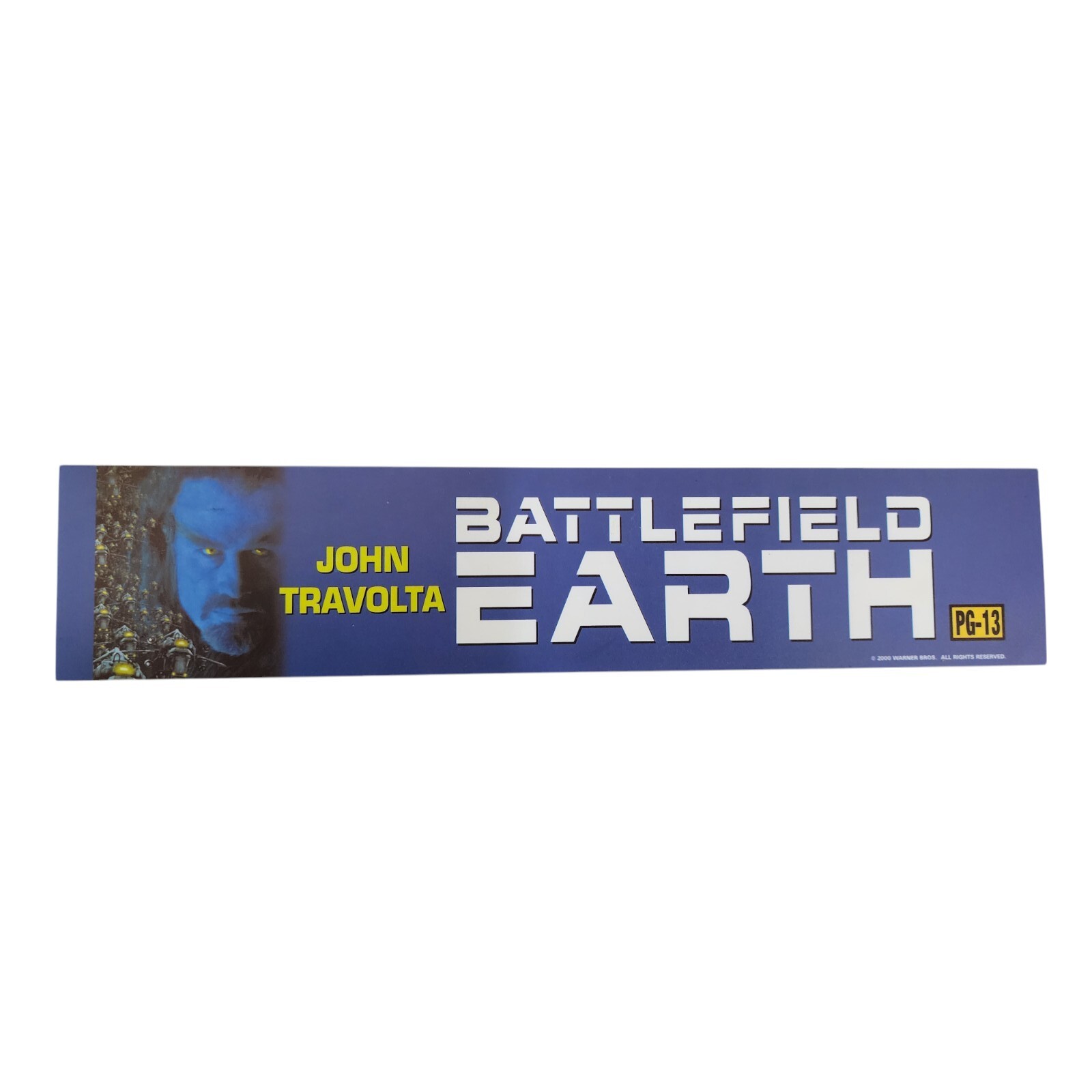 2000 Battlefield Earth John Travolta Action 11″ x 17″ Mylar Movie Marquee Sign