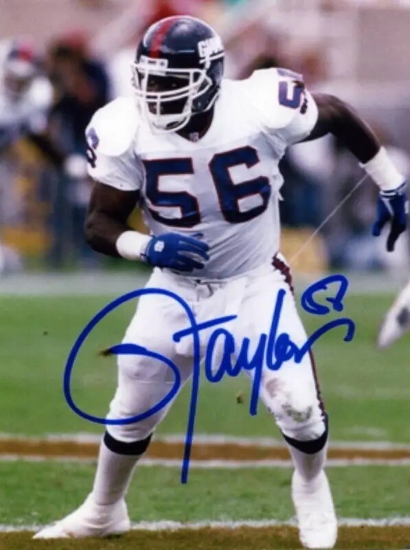 Lawrence Taylor New York Giants Signed Portrait 8×10 PHOTO PRINT