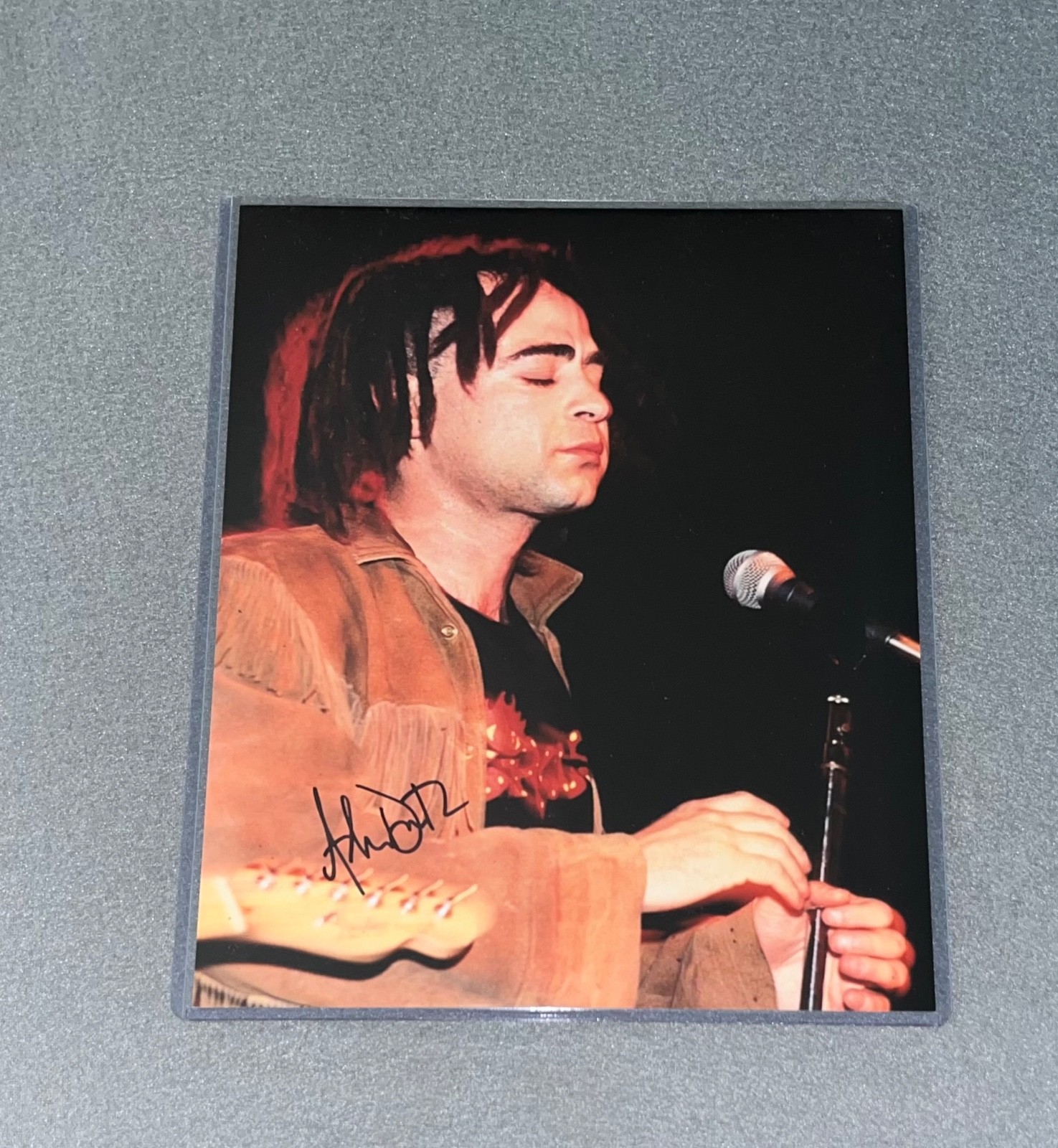 ADAM DURITZ COUNTING CROWS SIGNED AUTOGRAPHED 11X14 COLOR PHOTO COA