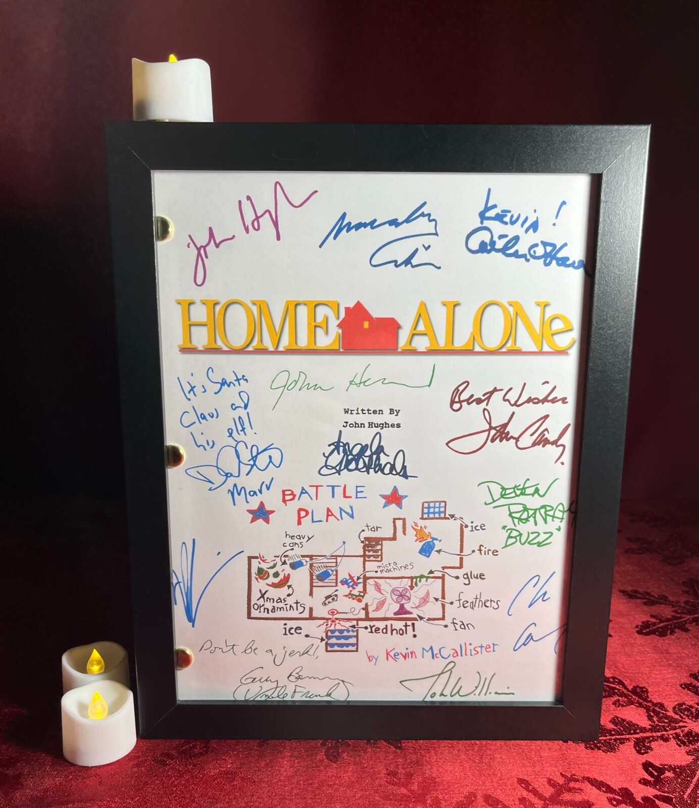 Home Alone Script Cast-Signed- Autograph Reprints- 108 Pages- Christmas