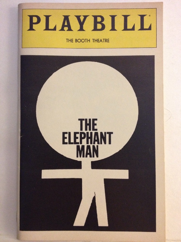 The Elephant Man at The Booth Theatre Playbill March 1981! Richard Clarke!
